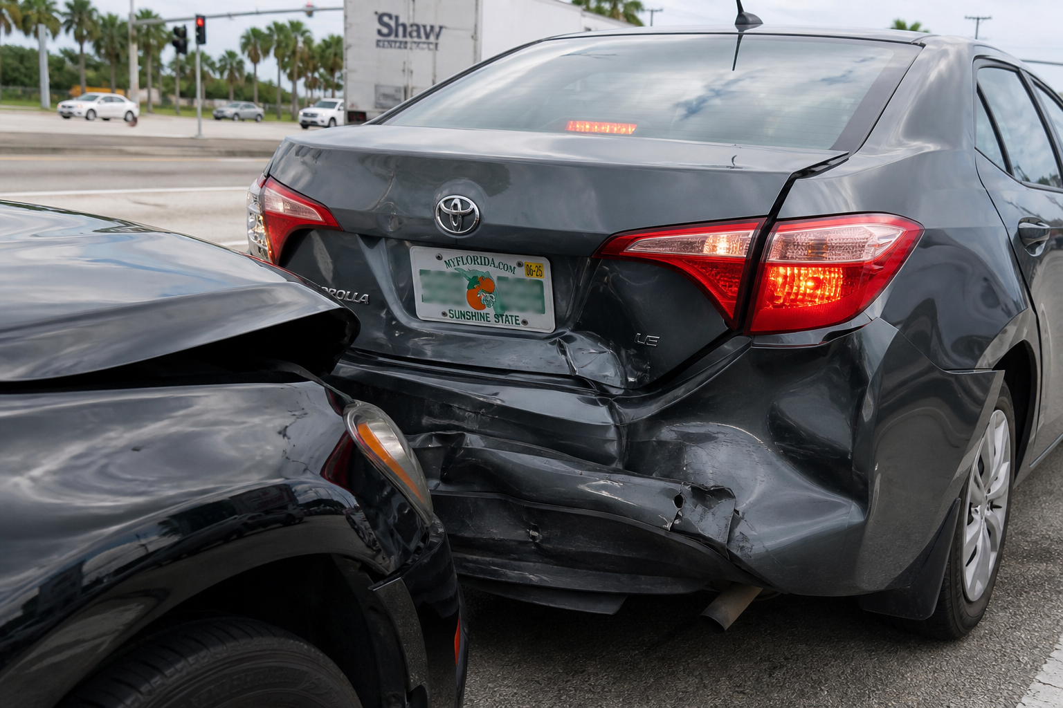 Rear-End Collisions in Florida